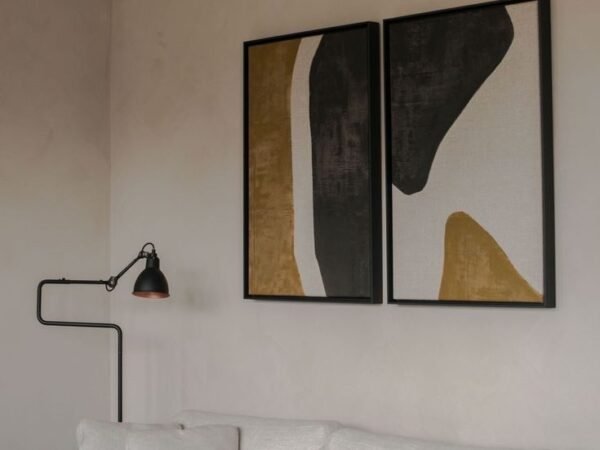 Pair Go down abstract boho 20x32 inches (set of 2)