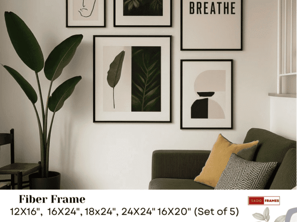 Modern Botanica Palm leaf Gallery
5 set of frame