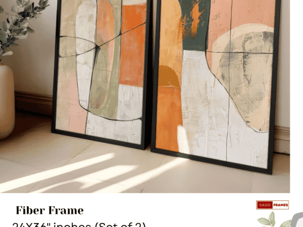 Soft balance pair (2 set of 24x36 inches fiber frame)