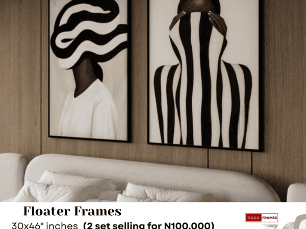 2 set Distorted Reflections (30x46 inches)